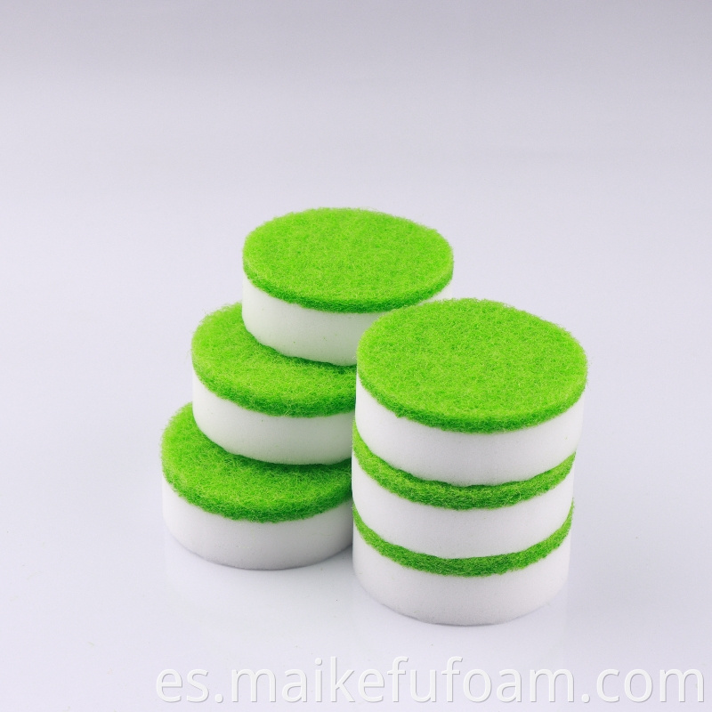scouring pad with sponge
